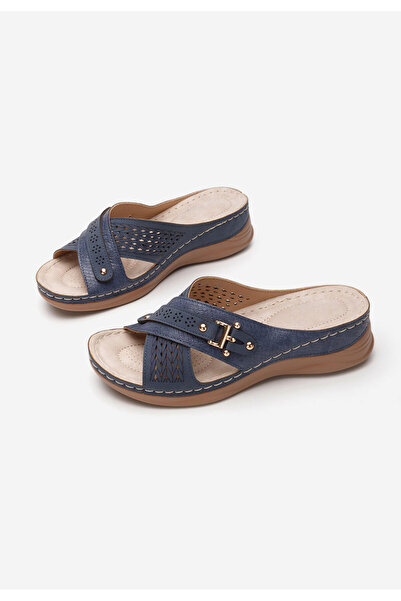 B T Shoes Ανατομικεσ παντοφλεσ Andelia μπλε