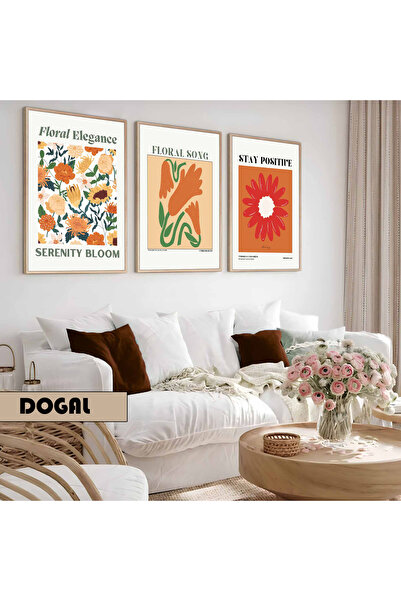 Harika bir ev Dečija soba Dnevna soba - Minimalistički Moderni Boemski FLORAL...