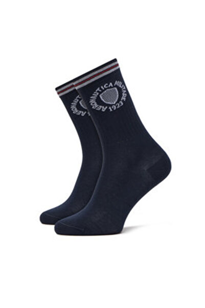 Aeronautica Militare Unisex High Unisex Socks 251CZ015DL561 Navy Blue