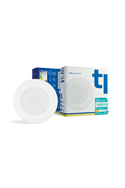 Tuled Redeem C10W Downlight, Titreşimsiz, Göz Konforu, 597 Lümen, Tatlı Beyaz...