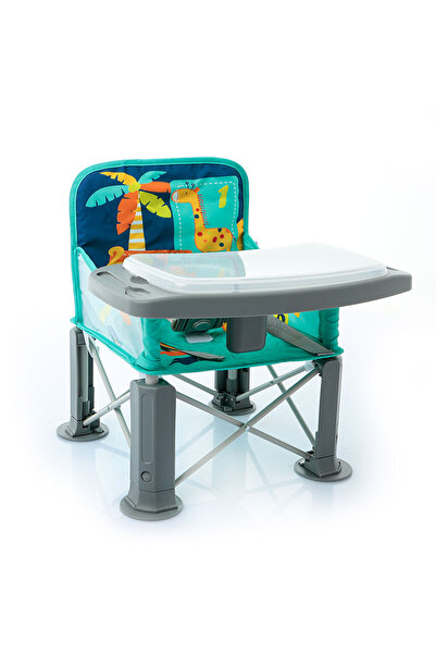 Baby Plus Picnic Yükselticili Mama Sandalyesi, 3 Noktalı Emniyet Kemerli, Kay...