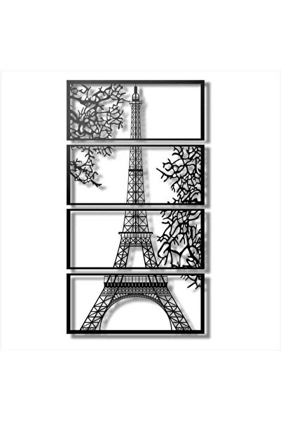 OEM Decor perete Personalizabil Turnul Eiffel din lemn - 44 L x 79 H (cm)