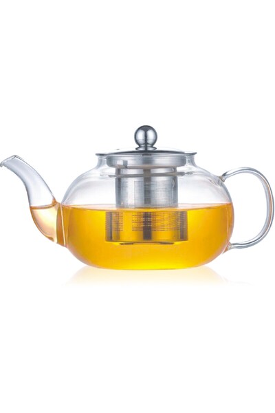NEOFLAM 1000ML BOROS GLASS TEA POT W/SS INNER