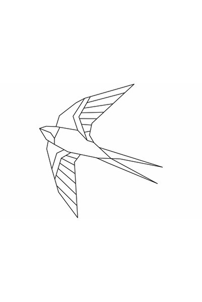 OEM Decor Personalizabil Geometric Pasarea Colibri HHH423 din lemn - 27 L x 2...