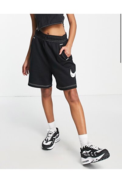 Nike Sportswear Swoosh Women's Baller Shorts Siyah Kadın Şort