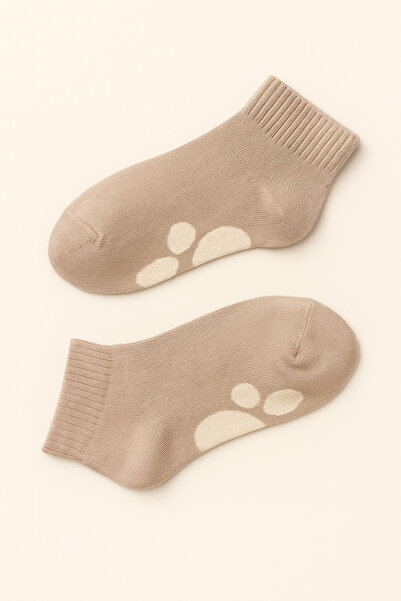 Katia&Bony جوارب ستيب مطبوعة للأطفال باللون البني