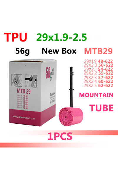 Choice صمام بريستا 45 مم 29x1.9-2.5 622 قطعة واحدة من أنبوب داخلي TPU للدراجة الجبلية من RideNow 29x1.9 1.95 2.0 2.1 2.2 2.3 2.