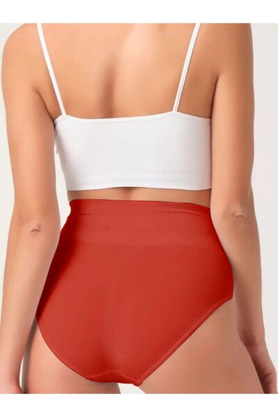 MİSTİRİK Mabet Model Waist Booster High Waist Shaping Corset Red Color