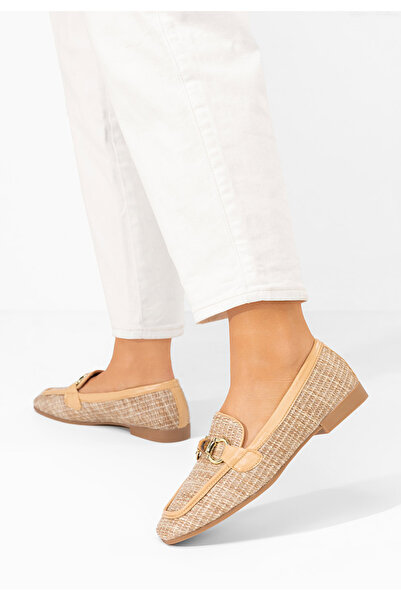 B T Shoes Khaki dámské mokasíny Estova