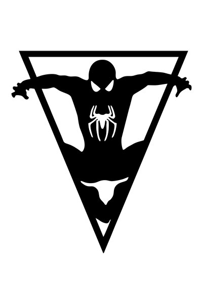 OEM Decor perete Spider-Man HH708 din lemn - 20 L X 23 H (cm)