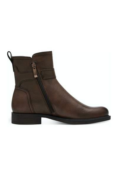 Tamaris Schnür-Stiefeletten für Damen v hnědé barvě