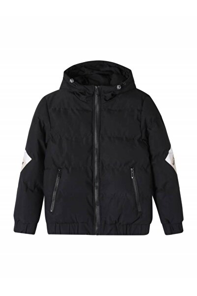 fantasialand Geacă de iarnă pentru băieți, culoare neagră, BMA 3904