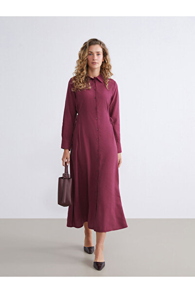 LC Waikiki Peak Yeni Sezon Modal Karışımlı Gömlek Elbise