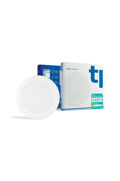 Tuled Redeem C18W Downlight, Titreşimsiz, Göz Konforu, 1608 Lümen, Soğuk Beya...