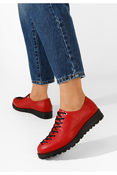 B T Shoes Modeva women's red casual shoes