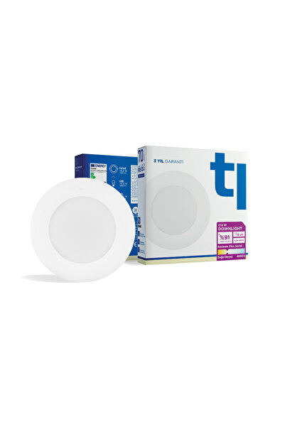 Tuled Redeem Plus C12W Downlight, Titreşimsiz, Göz Konforu, 889 Lümen, Doğal ...