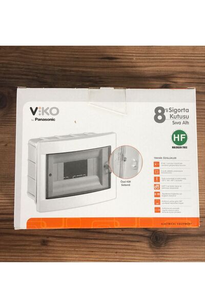 VİKO Lutux 8'li Sıva Altı Sigorta Kutusu 90912008