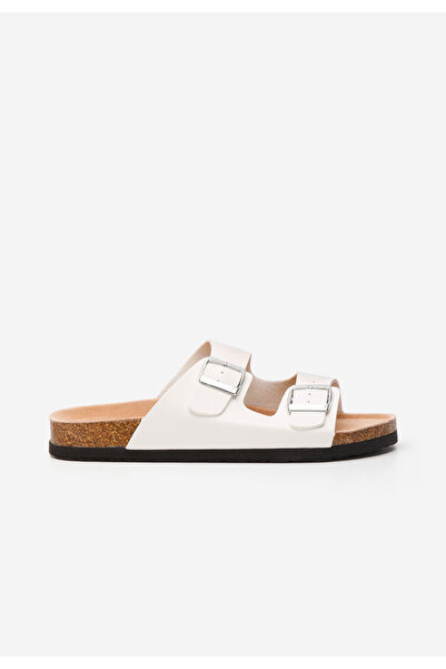 B T Shoes Παντόφλες γυναικειεσ Vanasia λευκά