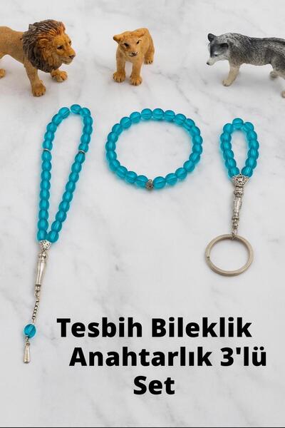 Lio20 Set de brățară din sticlă de piatră de onix-33 bucăți de mărgele de rug...