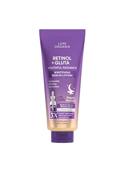 LUXE ORGANIX الريتينول + مصل التبييض الجلوتا