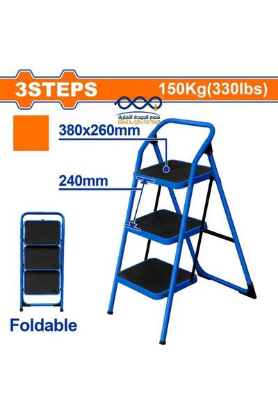 WADFOW Home Ladder with 3 Steps