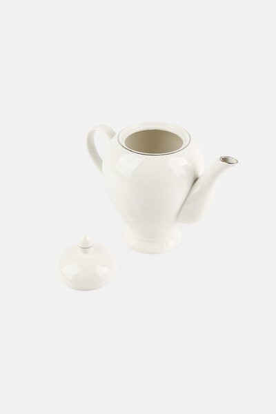 Fissman Porcelain Aleksa Teapot, Milky White