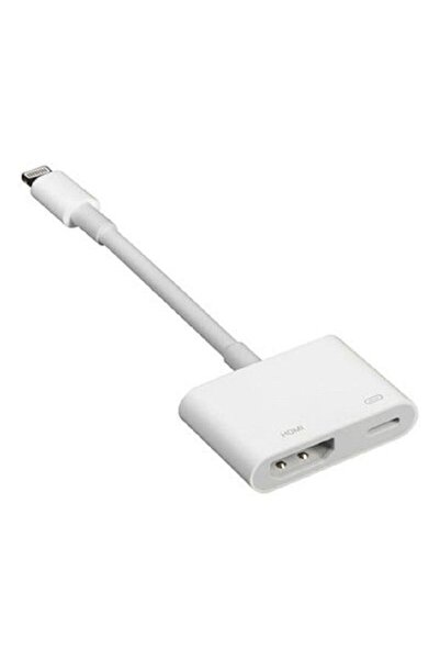Generic 2 In1 Lighting To HDMI Adapter For iPad and iPhone white