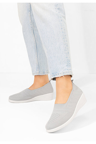 B T Shoes Pantofi casual dama Yadira gri