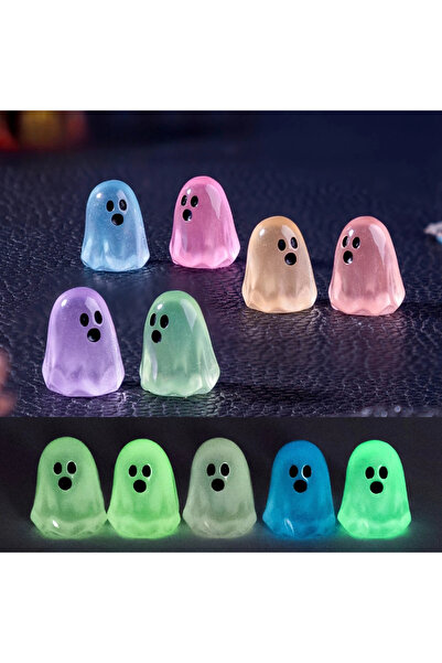 Choice MIX10pcs 10/20/50pcs Luminous Ghost Figures Glowing At Night Action Figure Mini Micro Landscape Mini