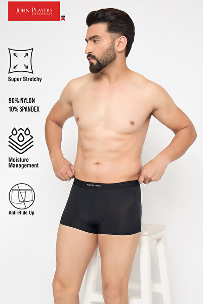 John players Pack of 2 John Players Modern Bonded Trunks in Black
