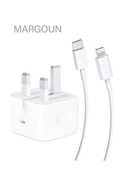 Margoun USB-C 20W Power Adapter with Lightning to USB-C Cable 1m for iPhone 14 Series