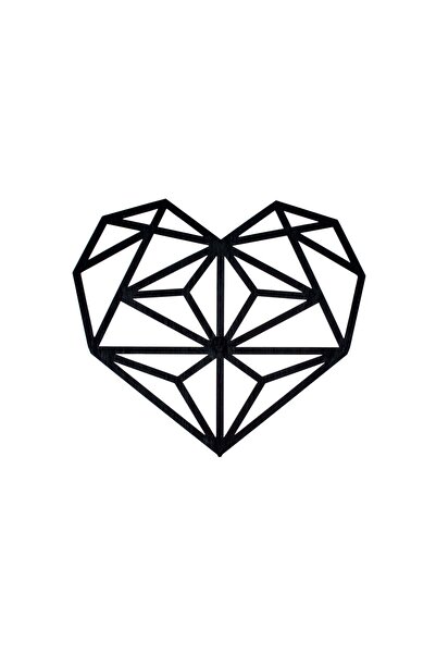 OEM Decor Personalizabil HandyHands Geometric Inima din lemn - 28 L x 24 H (cm)