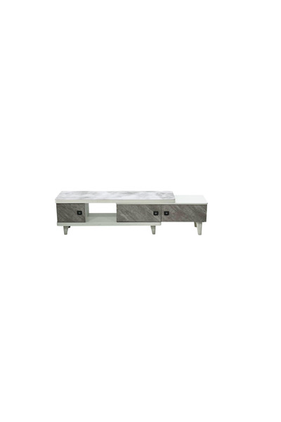 MARINO Modern TV table 130X30X45 cm extendable 100 cm