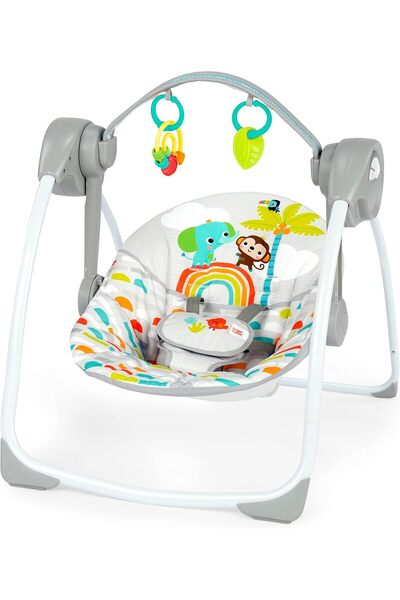 STOREMAX Starts Cennet Taşınabilir Kompakt Otomatik Müzikli Bebek Salıncağı, ...