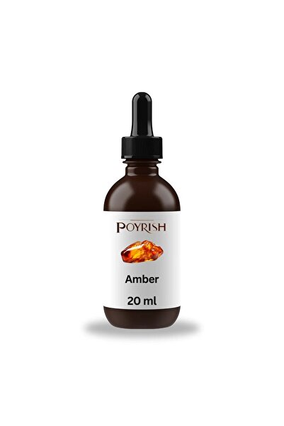 Poyrish Amber Mum Esansı 20 ml. Doğal Mum Kokuları Mum Yapım Malzemeleri