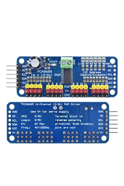 Choice PCA9685PW DIYTZT PCA9685PW 16 Channel 12-bit PWM/Servo Driver-I2C Interface PCA9685 Module Raspberry