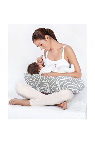 JollyMag Perna pentru alaptat 2 in 1 Nursing Pillow, BabyJem (Culoare: Gri)