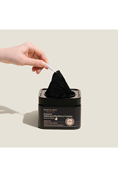 Mary & May Set 20 Masti Tip Servetel Mary & May Premium Idebenone Blackberry Complex - Antioxidant