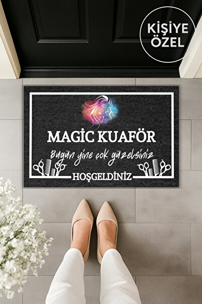 Dormot سجادة مدخل حديثة بطباعة رقمية لمركز التجميل، صالون تصفيف الشعر، مكان ا...