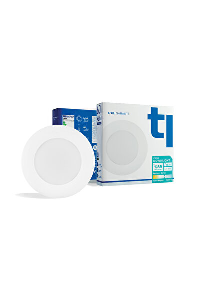 Tuled Redeem C12W Downlight, Titreşimsiz, Göz Konforu, 782 Lümen, Kırık Beyaz...