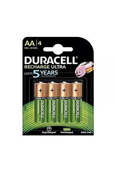 Duracell بطاريات قابلة للشحن AA، عبوة من 4 قطع