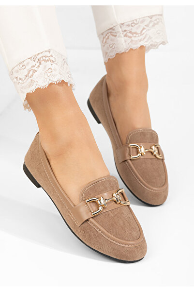 B T Shoes Khaki dámské mokasíny Maribel