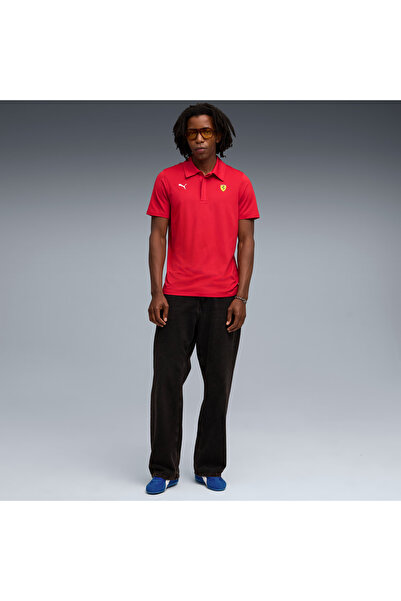 Puma Scuderia Ferrari Men's Red Polo T-Shirt (632782-02)