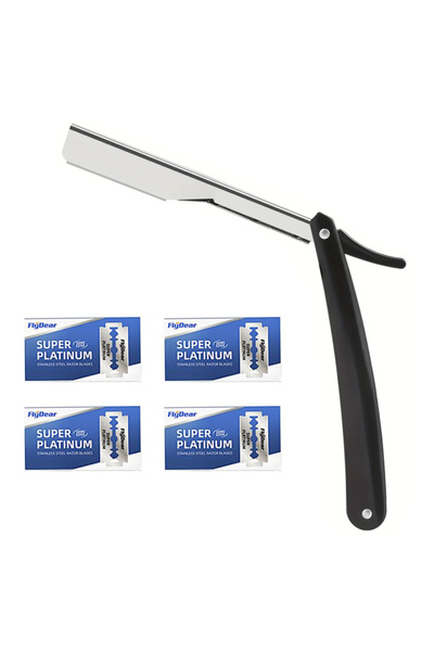 Choice4 ماكينة حلاقة يدوية للرجال من ون رايزر، 40 شفرة، بمقبض من الفولاذ المق...