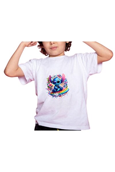 Disney Stitch Kids Cotton T-Shirt
