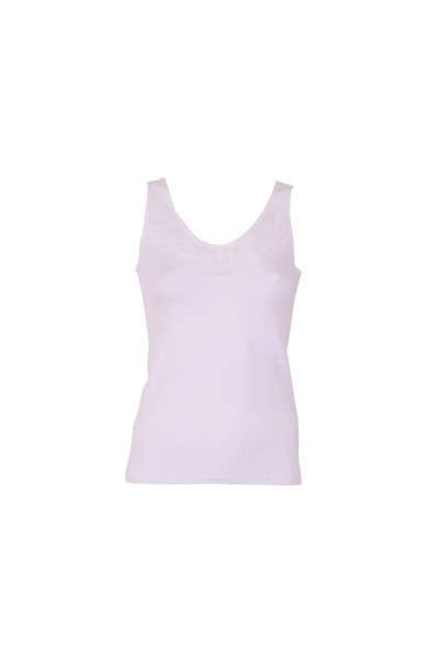 Belinay Women'S, Lace, White Tank Top