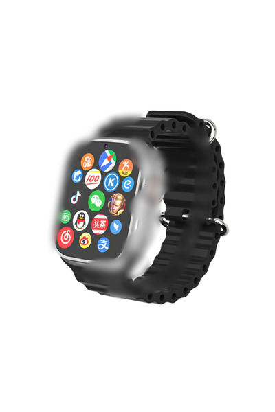 Generic C 90 Max Smart Watch with SIM Card GPS 4 G Camera AI Voice Assistant Dial Call Reminder with 3 pcs S