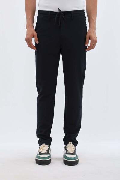 Jeanspro Technical Stretch-Blend Jogger Pants - Navy