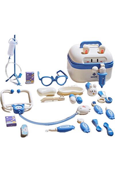 SKY TOUCH مجموعة أدوات الطبيب SKY-TOUCH للأطفال الصغار، مجموعة ألعاب محاكاة حقيبة طبية