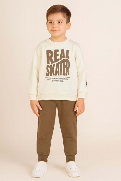 ww waka waka kids store Boy's Real Skater Printed Tracksuit Set